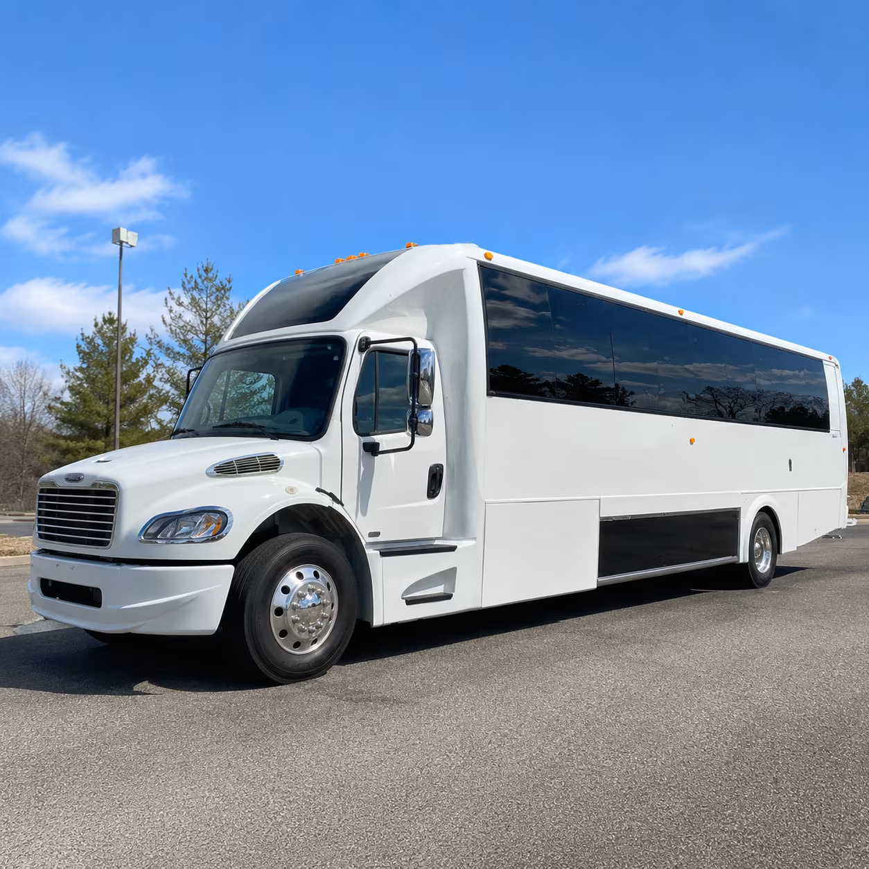 washington birthday party bus rental