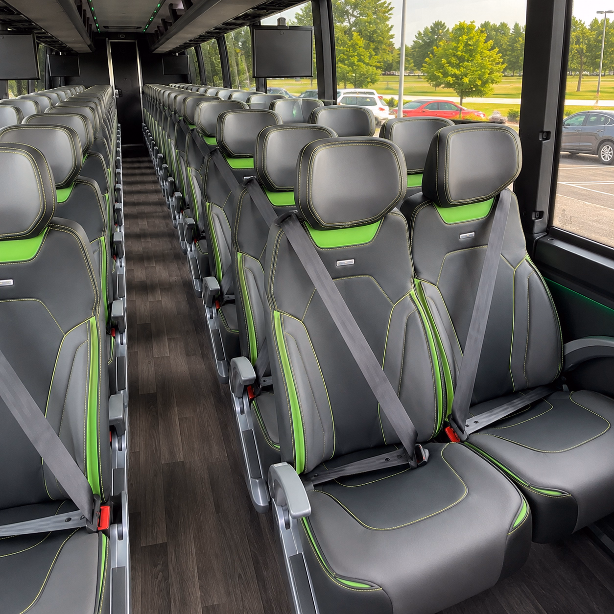 washington long distance transportation onboard seating