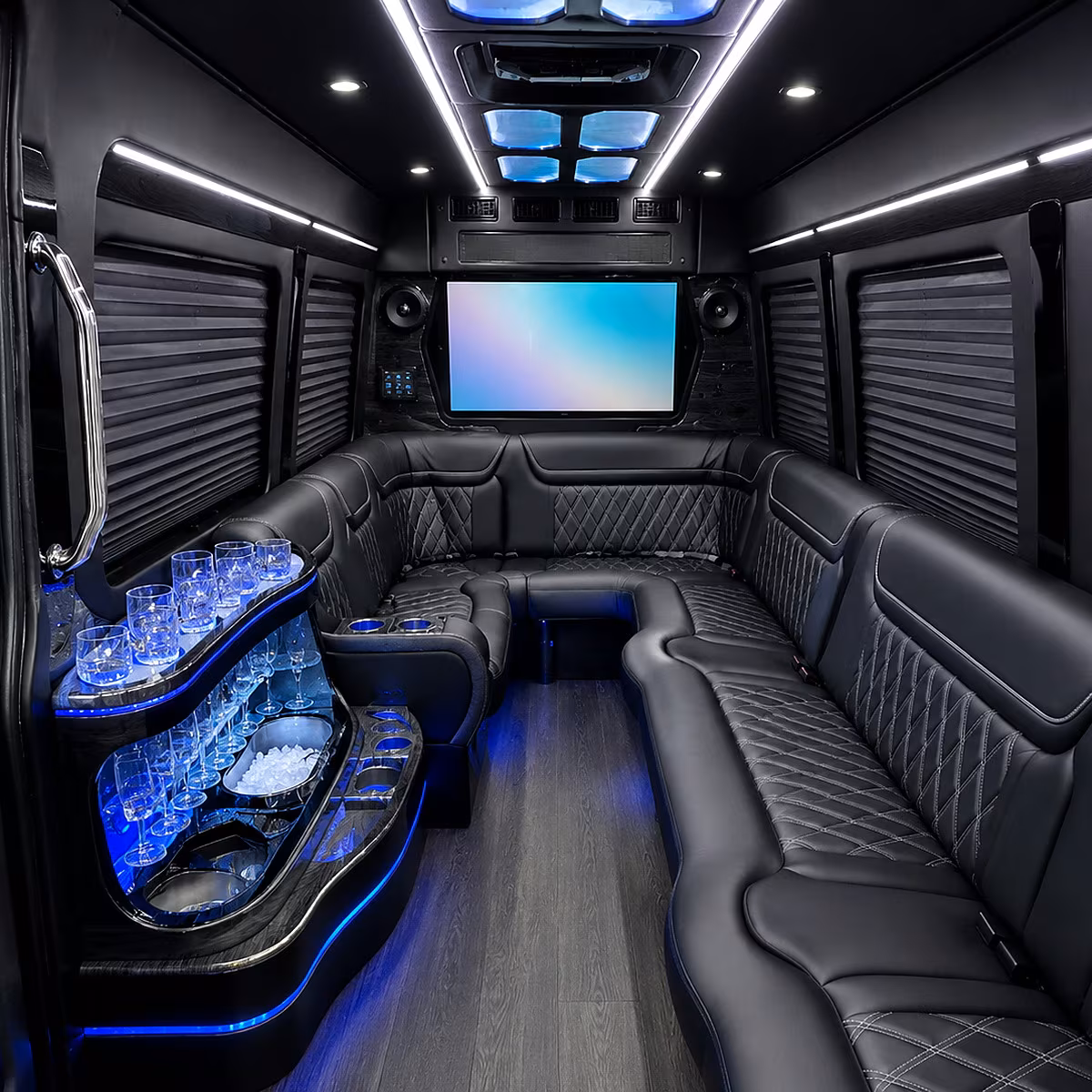 washington party bus rentals inside